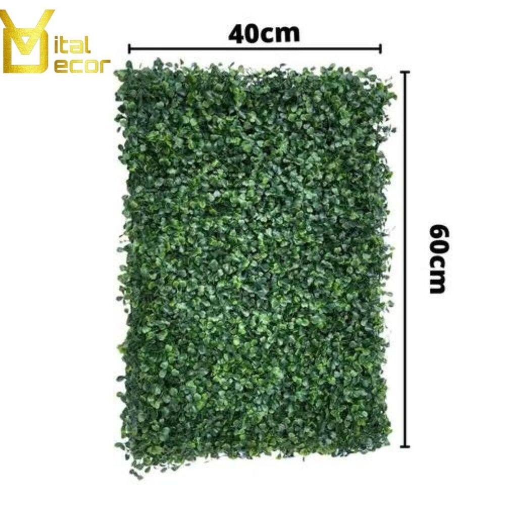 10 placas buchinho artificial 60x40 grama muro inglês