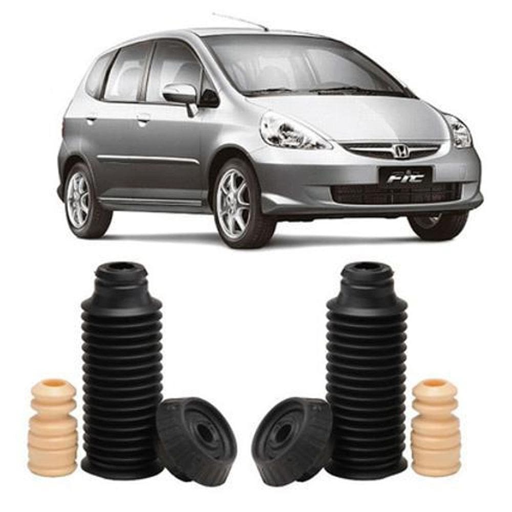 Par coxim batente coifa dianteiro honda fit 2005 2006 2007