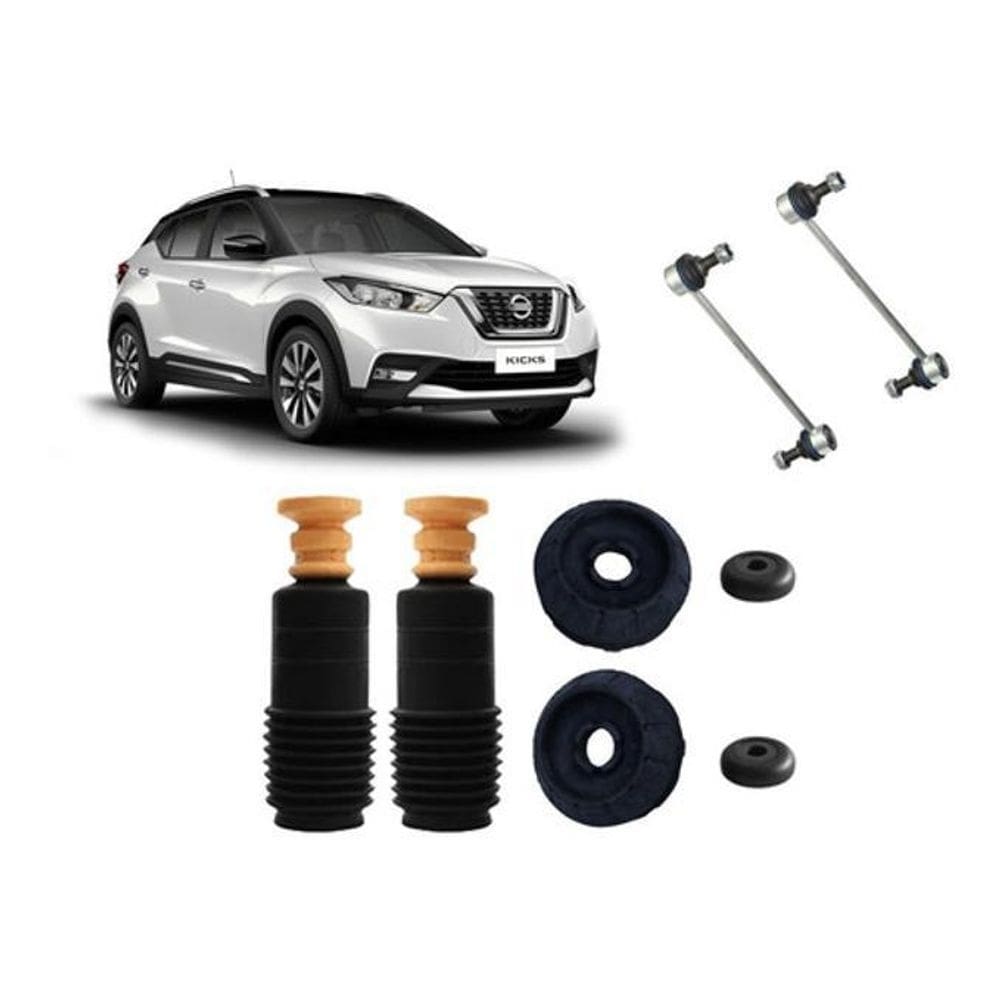 Coxim batente bieleta dianteira nissan kicks 2018
