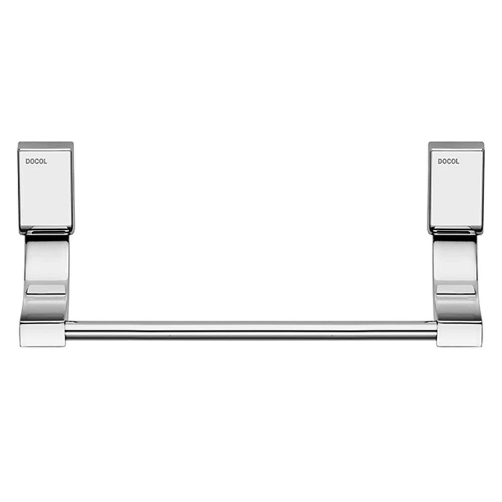 Porta toalha de rosto banheiro docol top cromada 20cm