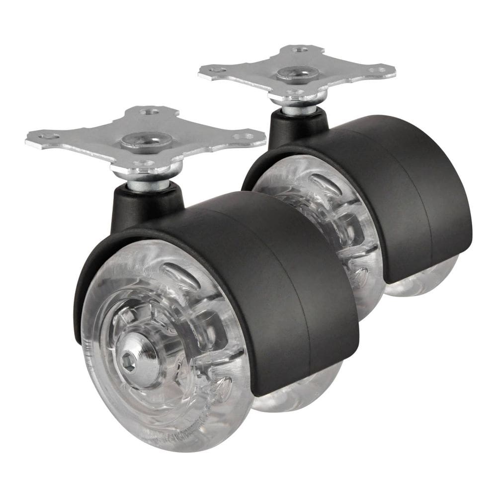 Kit rodízio ca51 n pu transparente silicone
