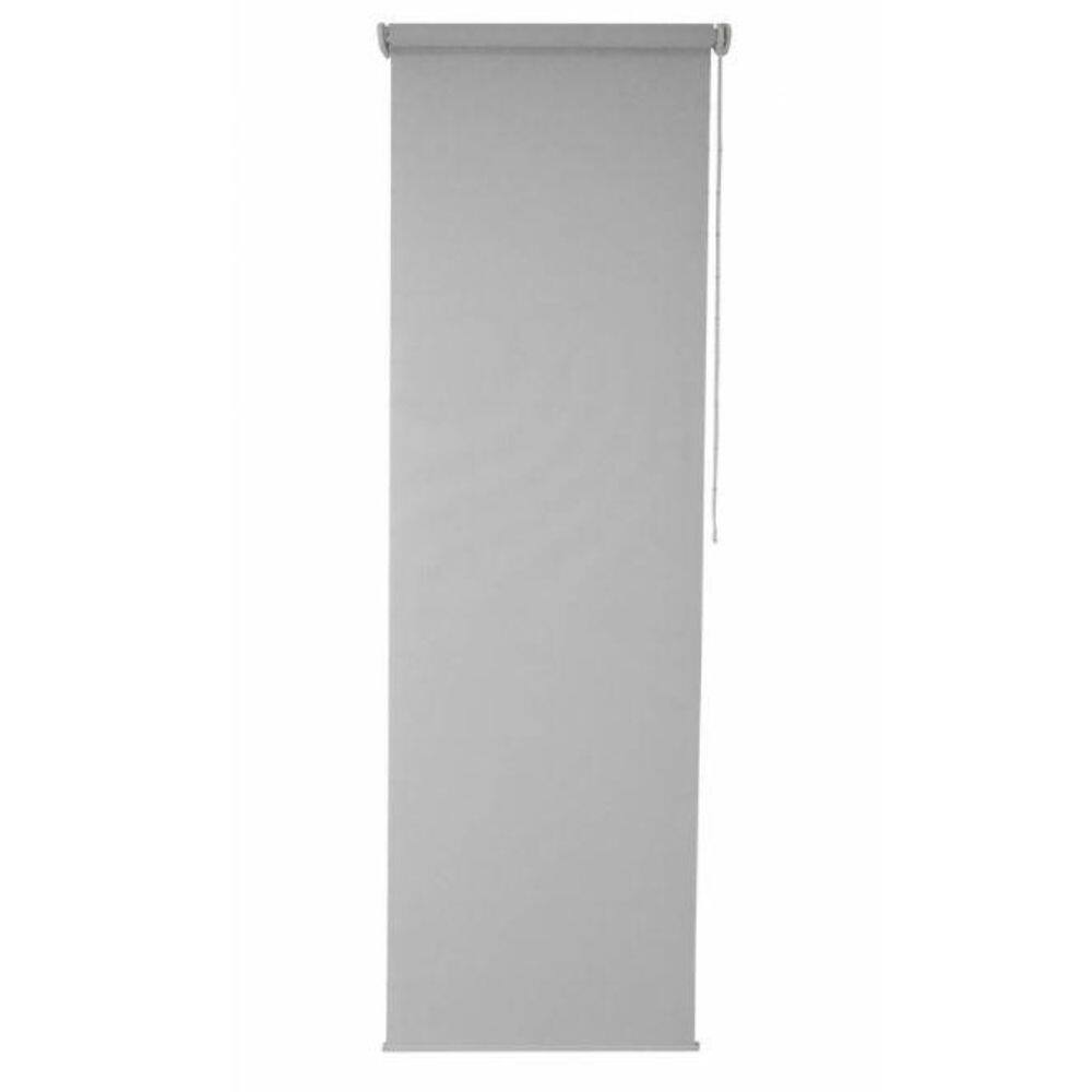 Persiana rolo translúcida cinza 80 l x 260 a cm