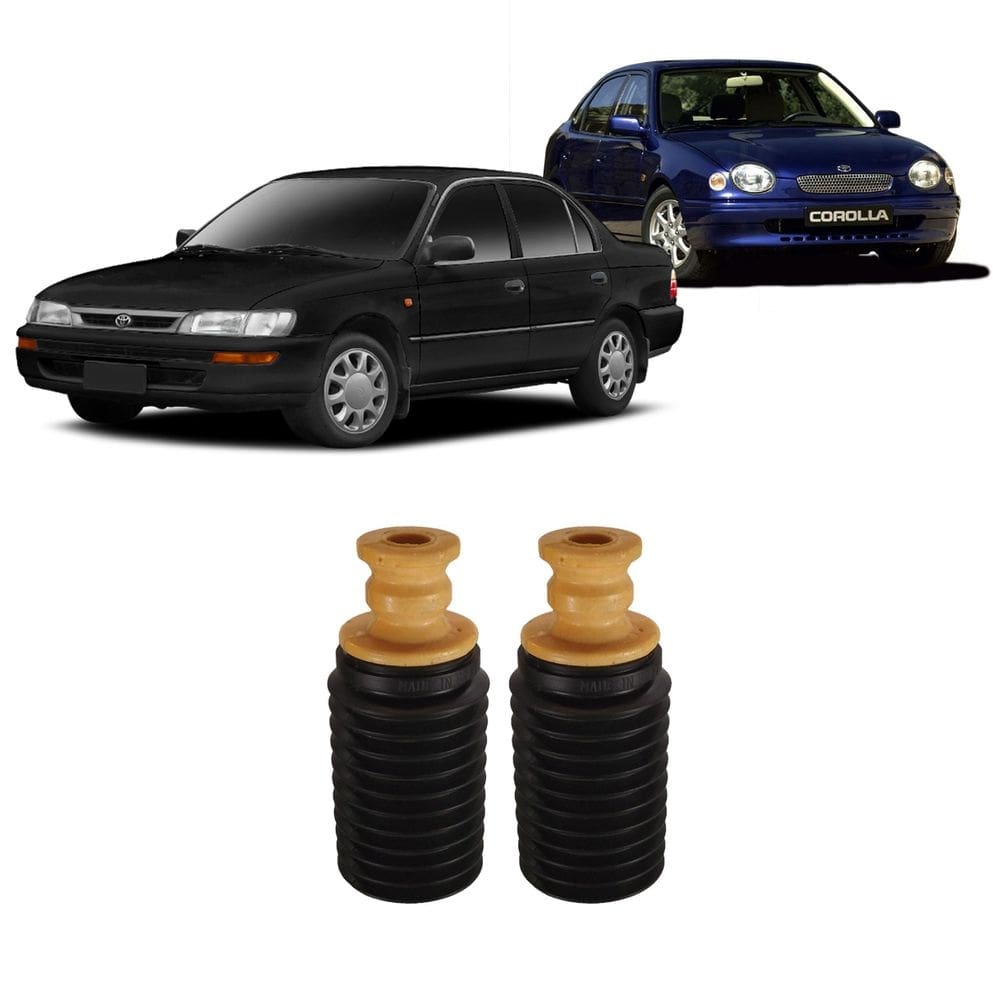 Par coifa batente amortecedor dianteiro corolla 1994 a 1998