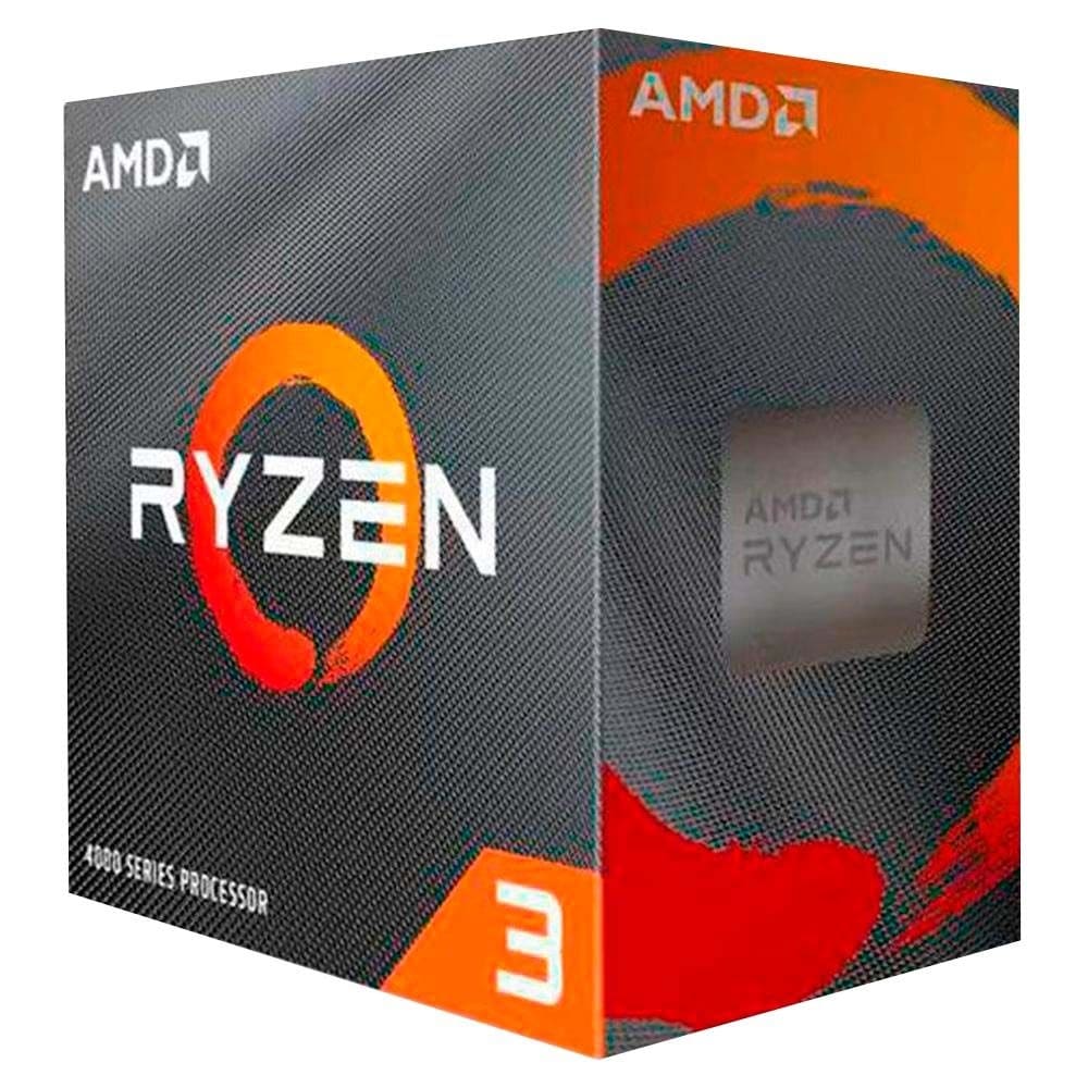 Processador Amd Am4 Ryzen 3 4100, 4-Core, 8-Threads, 3.8Ghz (4.0Ghz Turbo), Cache 6Mb - 100-100000510Box