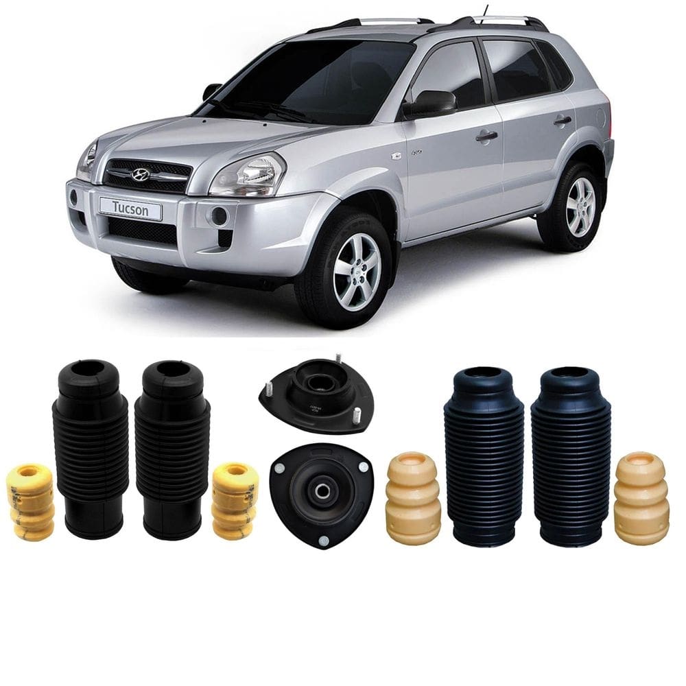 Kit batente dianteiro traseiro hyundai tucson 2010 2011 2012