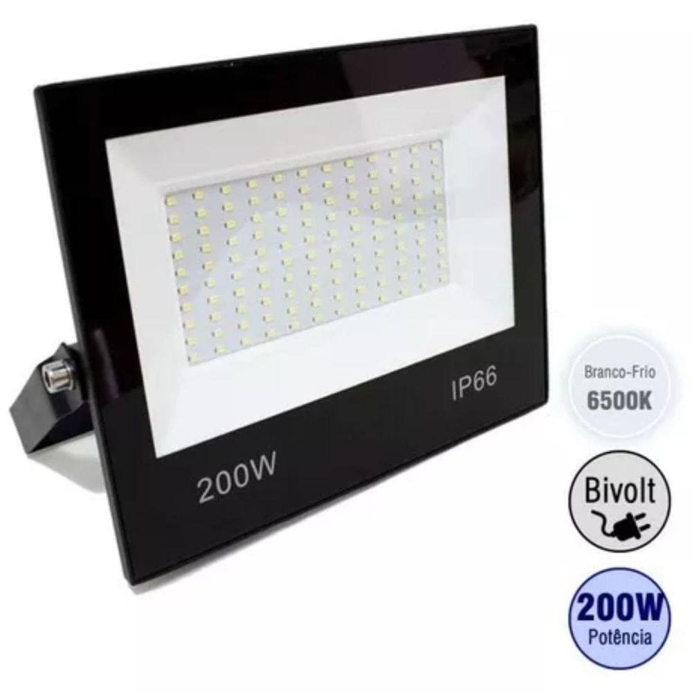 Refletor Led 200W Rgb Ip67 À Prova D`Água Controle