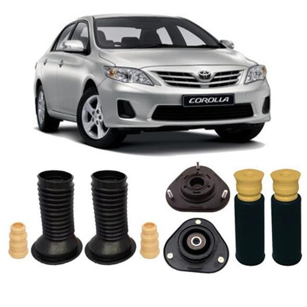 Kit batente coxim dianteiro traseiro corolla 2012 2013 2014