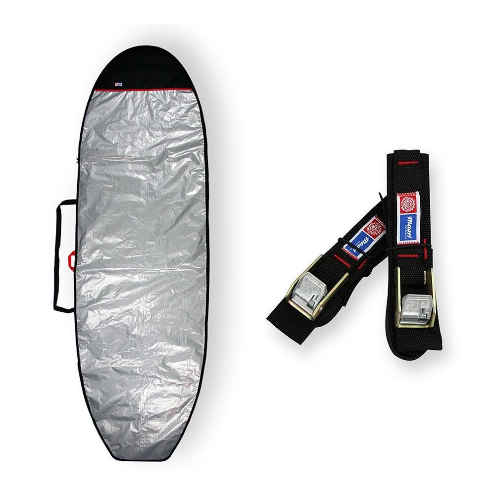 Capa prancha stand up refletiva 10`6 a 11`0 com fita rack