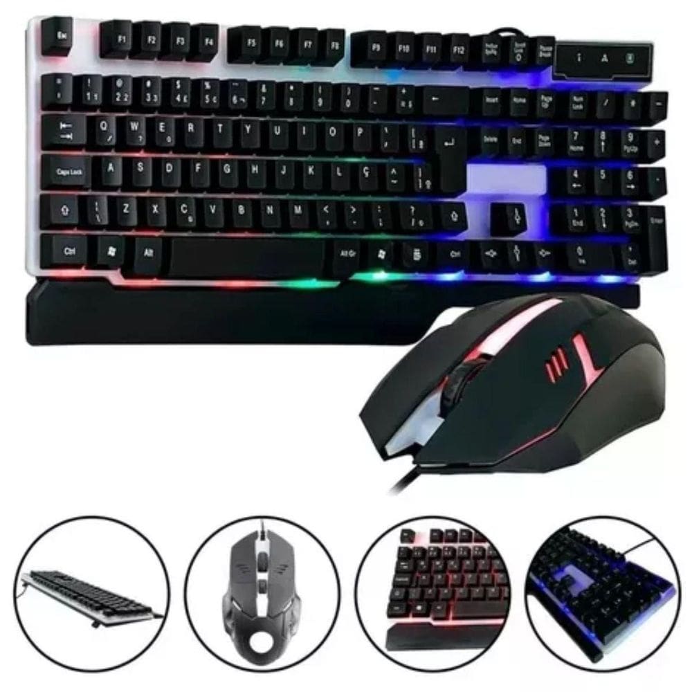 Teclado E Mouse Gamer Presente Natal Barato