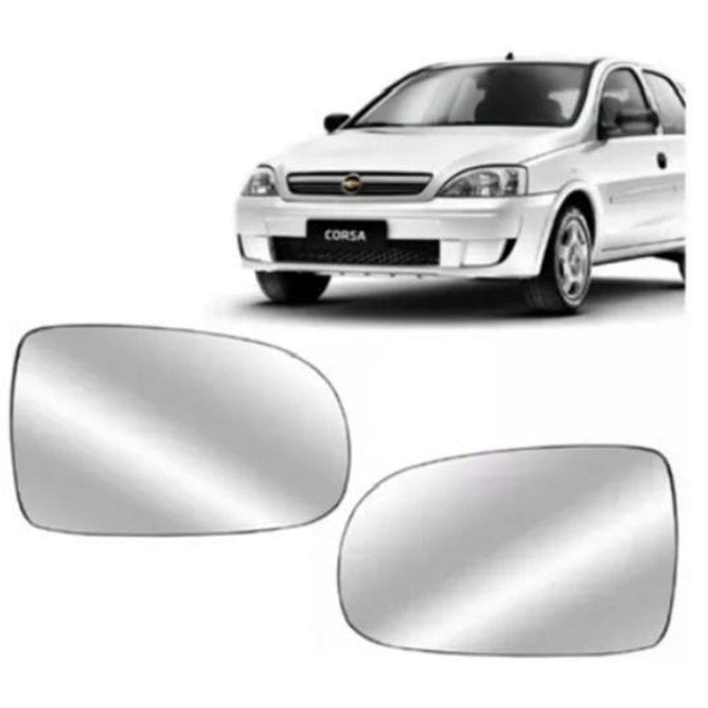 Par lente retrovisor corsa montana 2003 04 05 06 07 a 2013