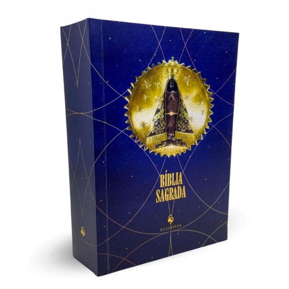 Bíblia Sagrada — Nossa Senhora Aparecida - Capa Cristal