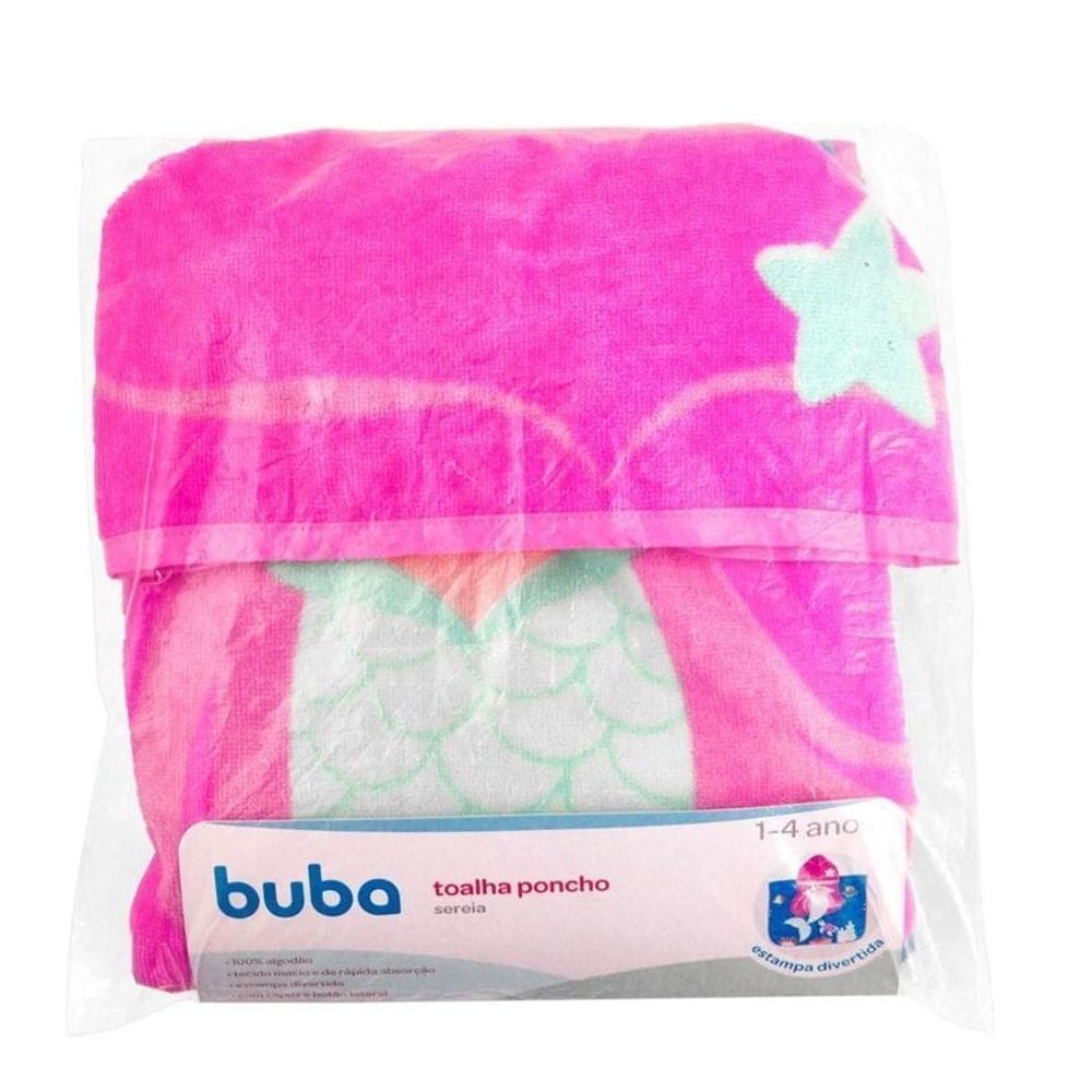Toalha Poncho Sereia - Buba