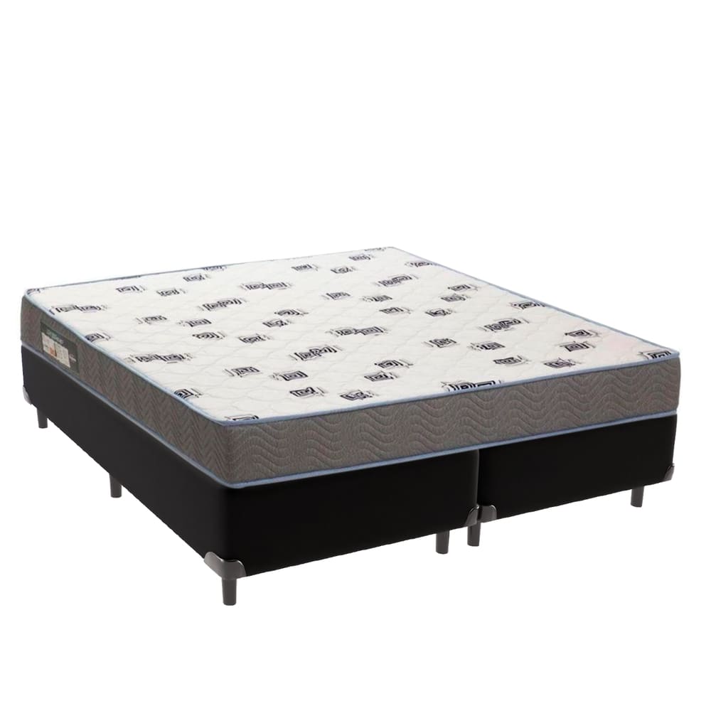 Cama Box Queen Ortobom D33 Light Preto