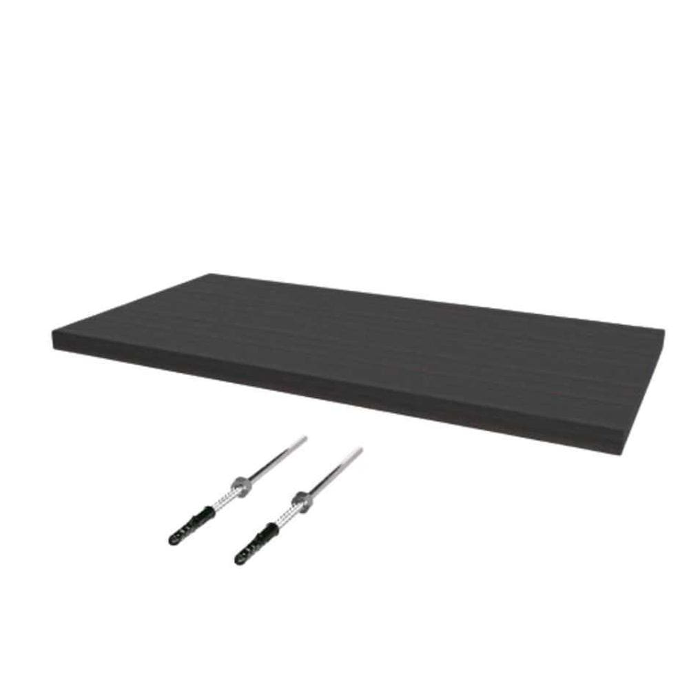 Prateleira Firenze Sup. Invisivel 100X20Cm Nerello - Dicarlo