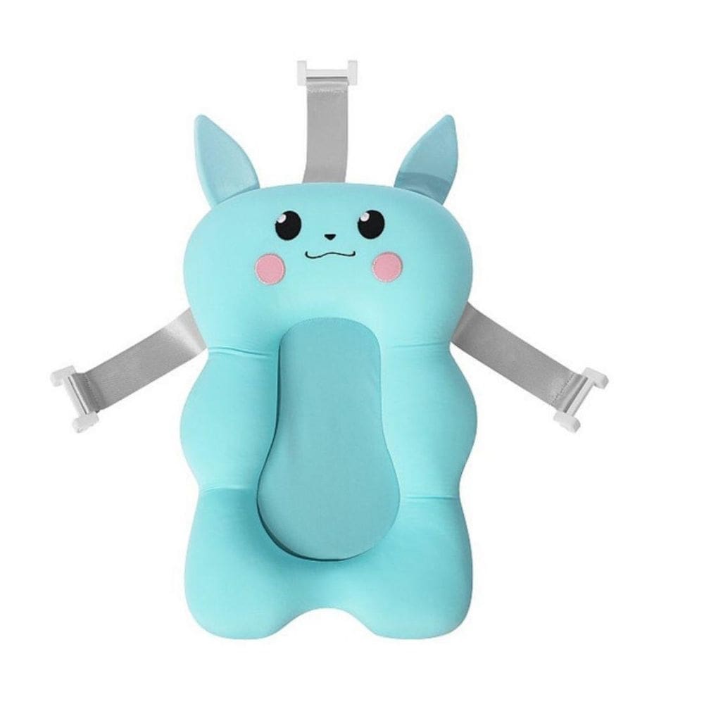 Almofada Flutuante Banho Bebê Bóia De Banheira Alça Azul