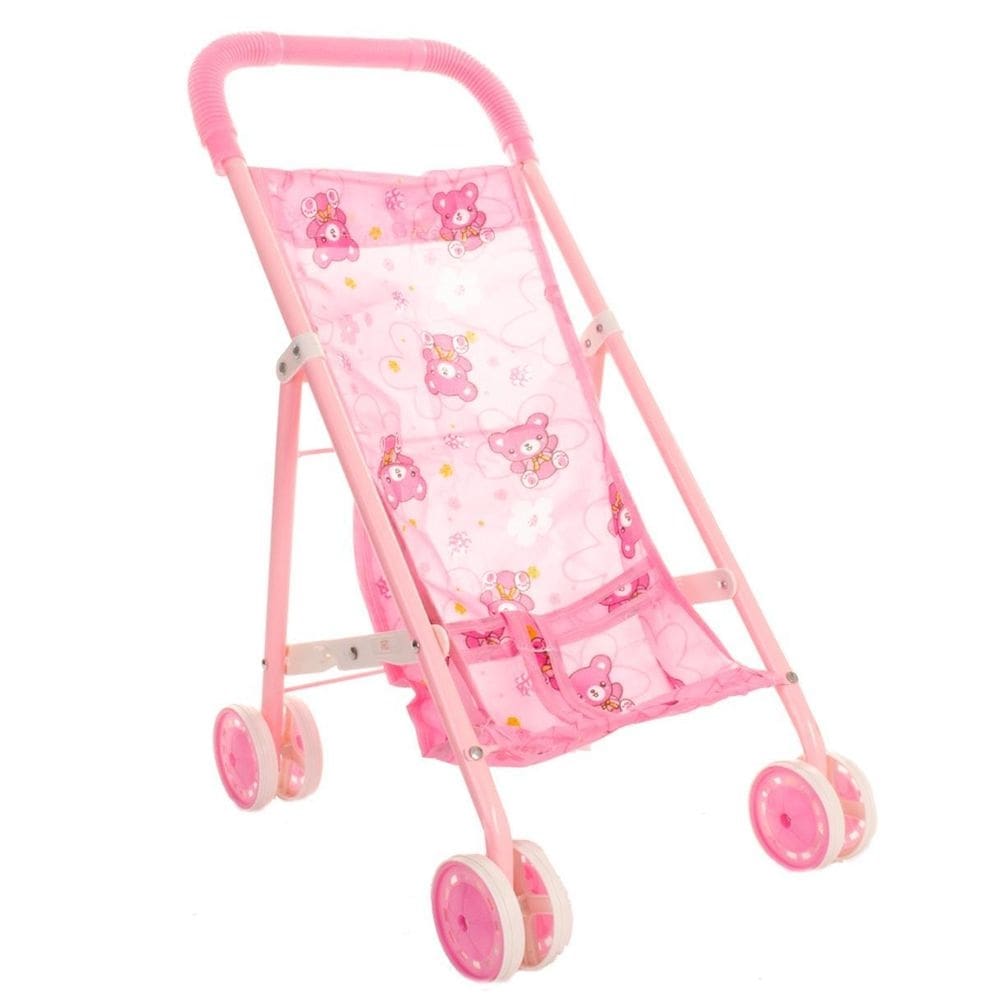 Carrinho Boneca Reborn Brinquedo Dobrável Metal Estampado