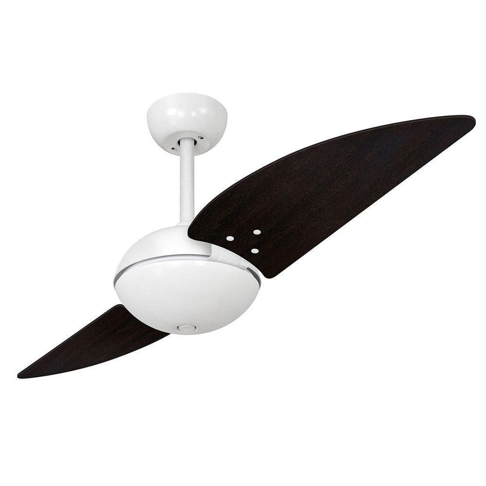 Ventilador Teto Volare Branco Office 2 Pás Tabaco 220V
