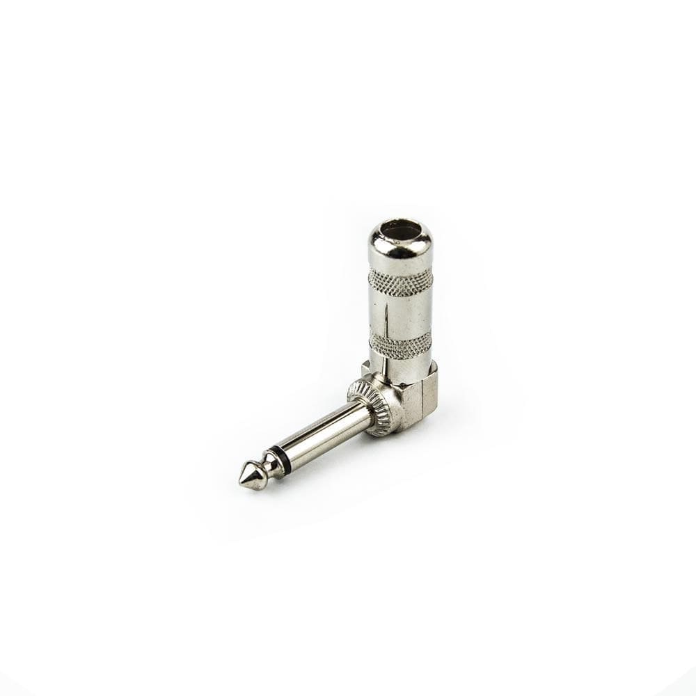 Plug conector p10 90 graus mono