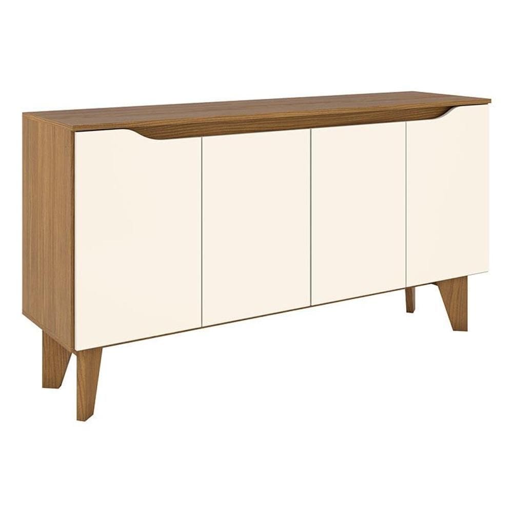 Buffet Ambar 4 Portas Nature Off White – Henn