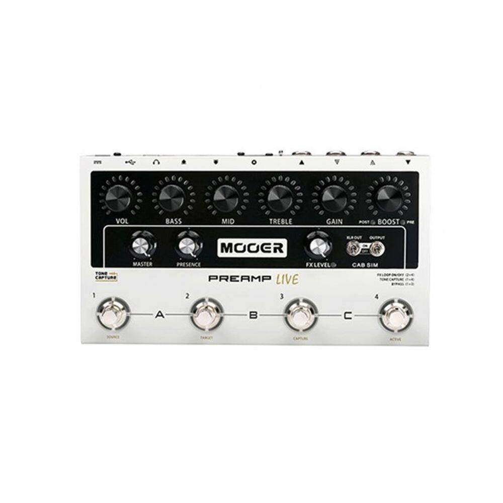 Pedal multi preamp live mooer para guitarra m999