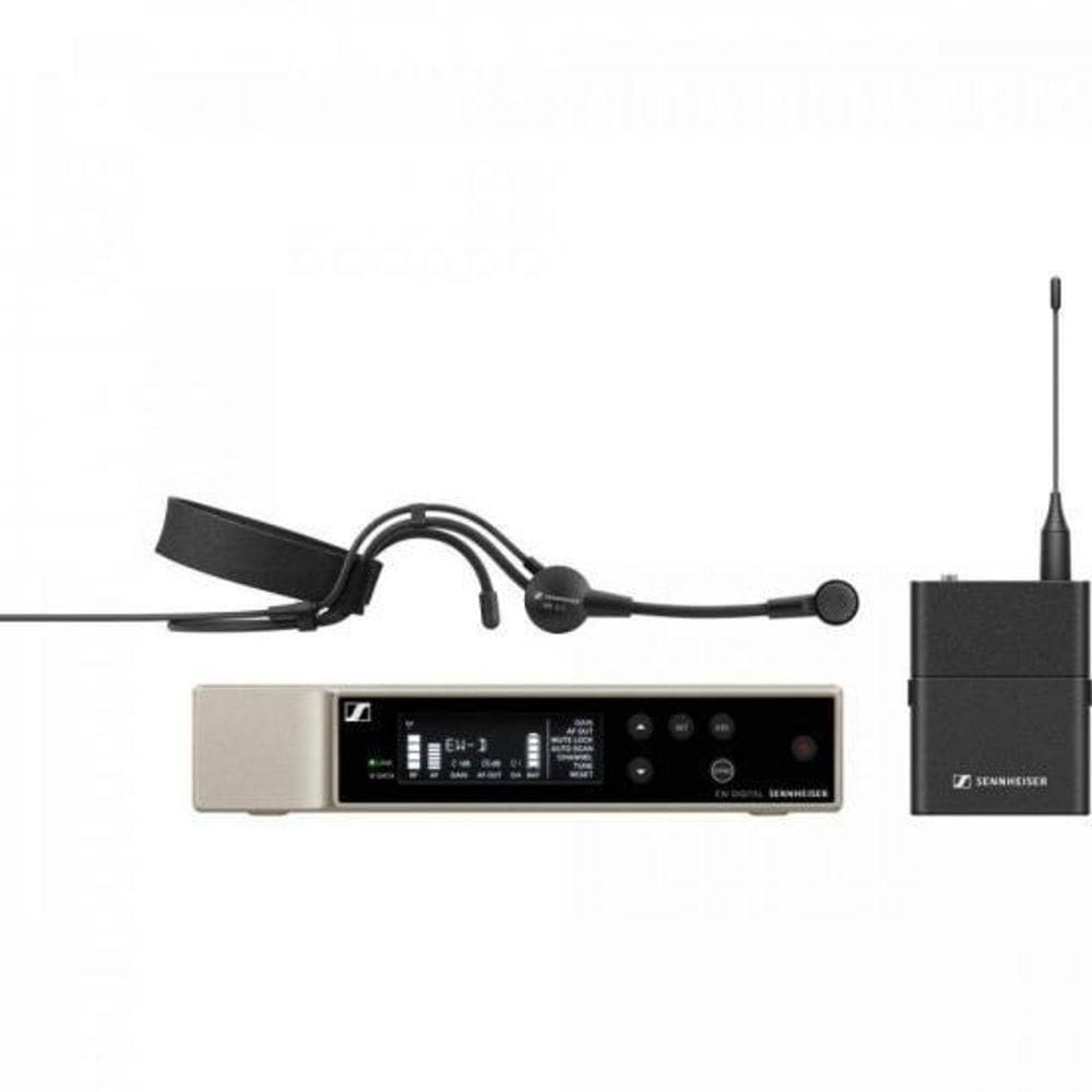 Microfone Auricular Sennheiser Ew-d Me3 Set R4-9 Sem Fio [f002]