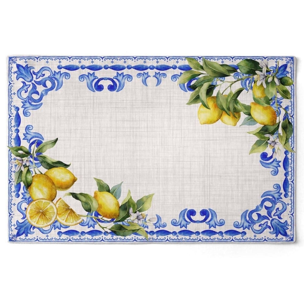 Jogo Americano Limão Siciliano 48x31,5cm 2Un 531127 Belchior