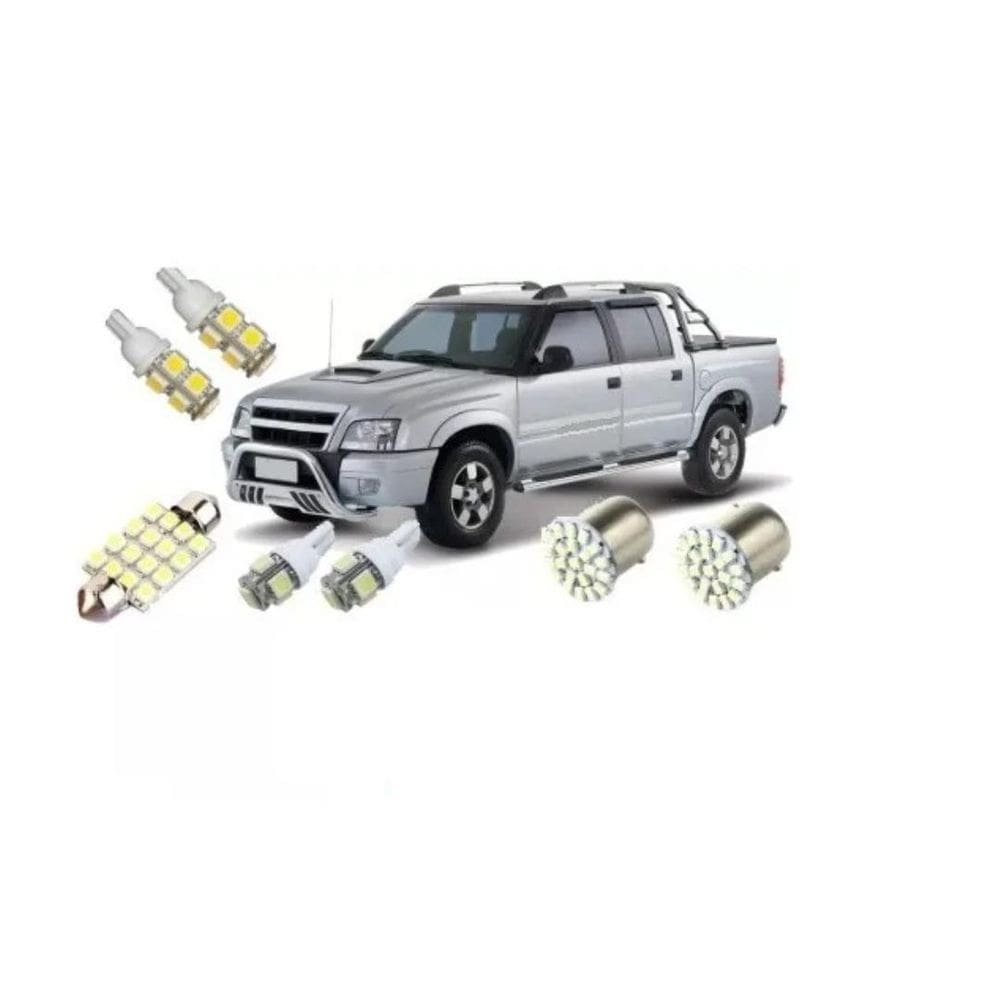 Kit completo lâmpadas leds s10 blazer 95 96 97 98 99 2000