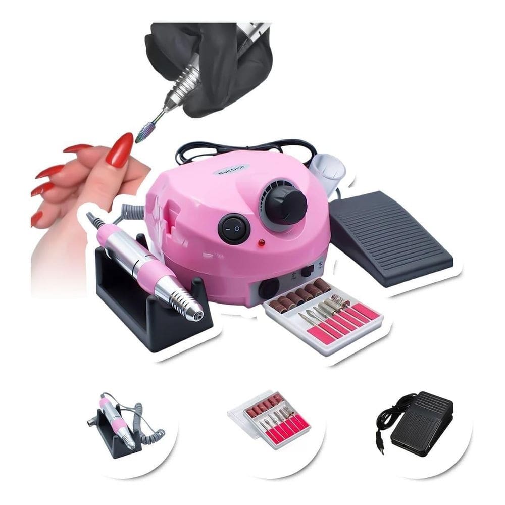 Lixadeira Elétrica De Unha 45000Rpm Bivolt Profissional