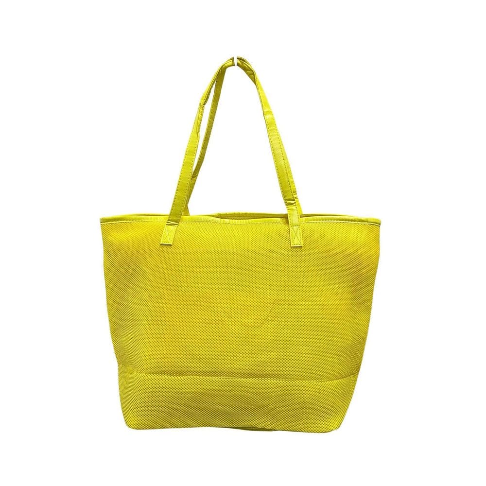 Bolsa Fem Praia Tela Laranja Spb&Sjw Sol-2433 - Amarelo