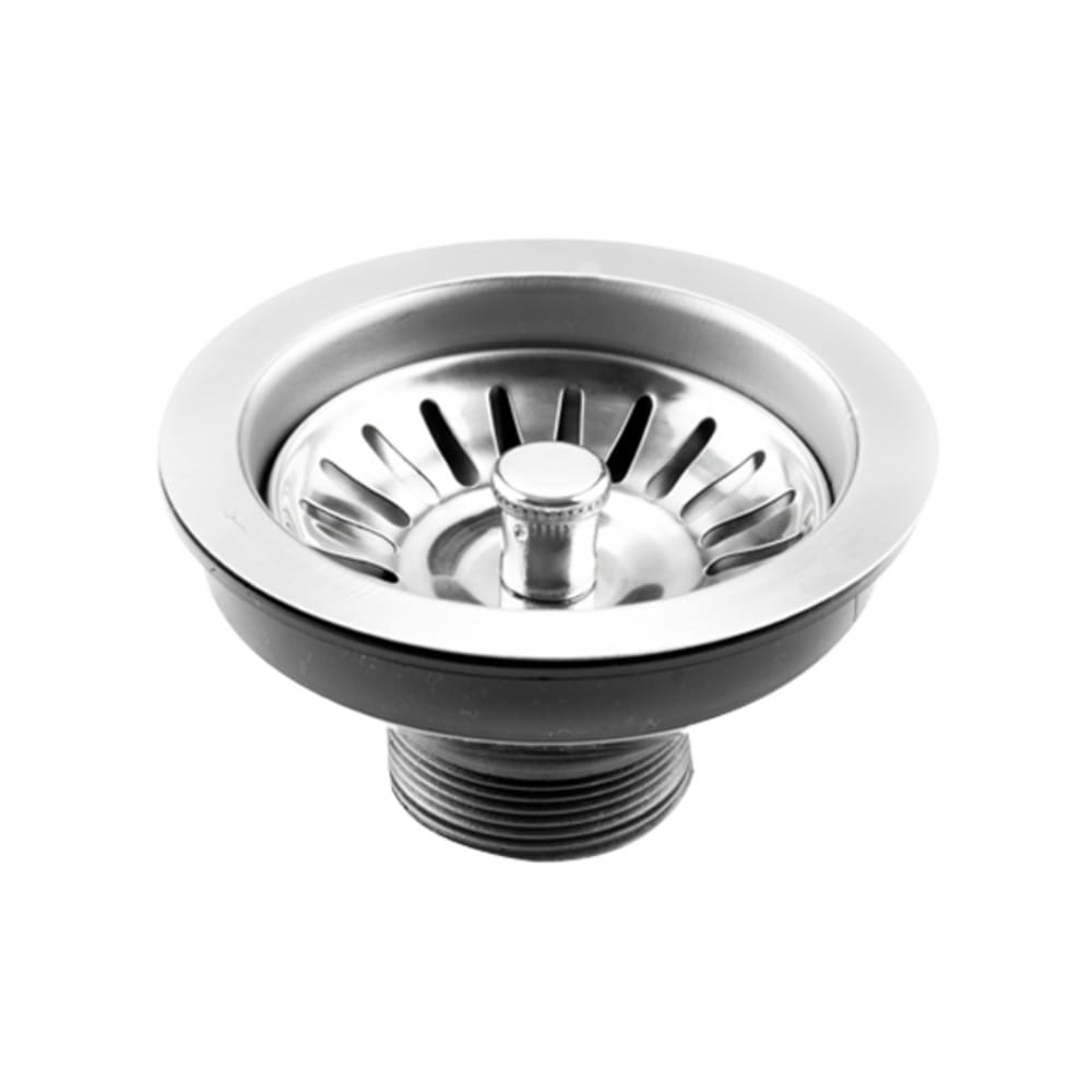 Válvula Inox Extra-Brilho Tipo Americana 4.1/2\" c/Pino Plástico Cromado