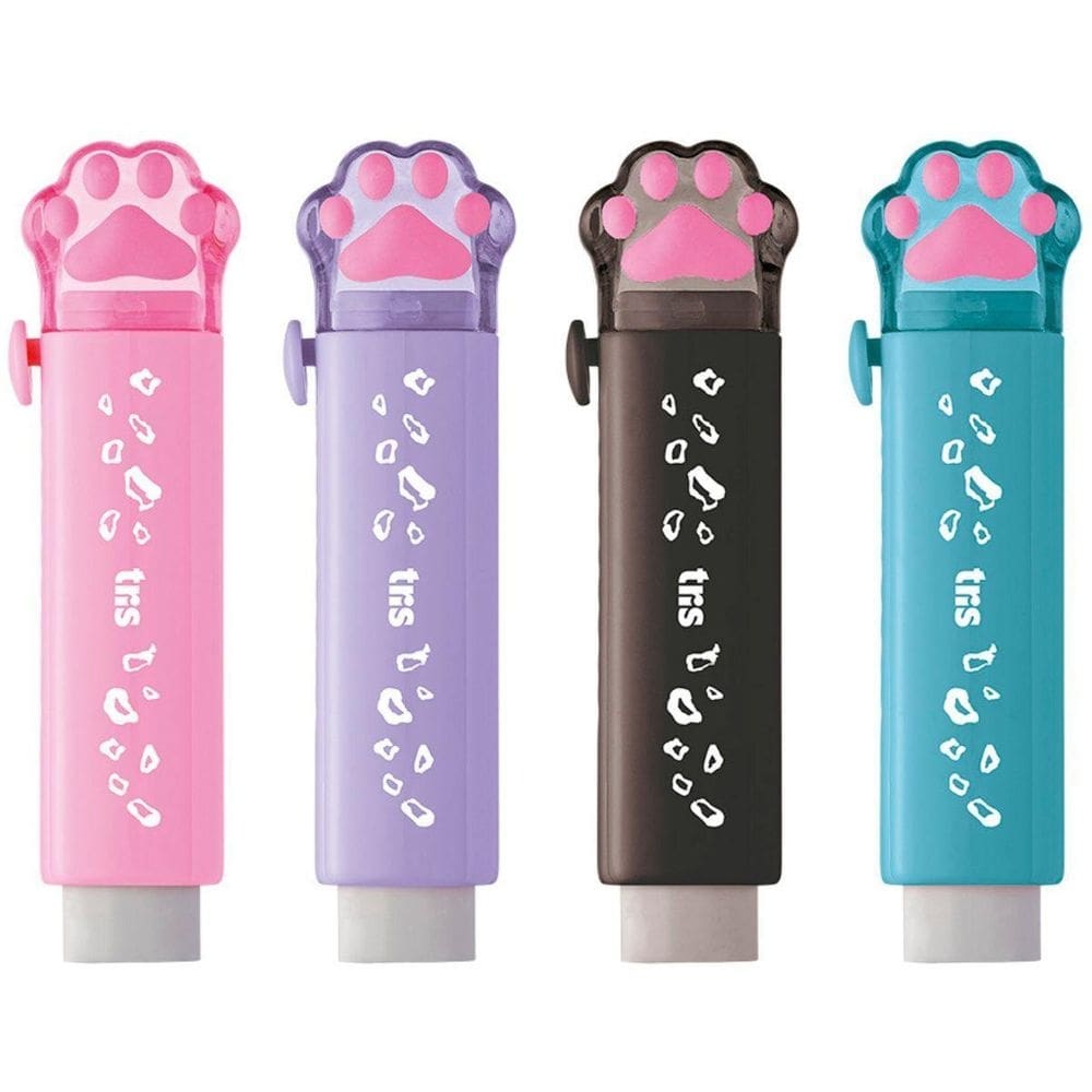 Caneta borracha fluffy holic pets - cores - tris