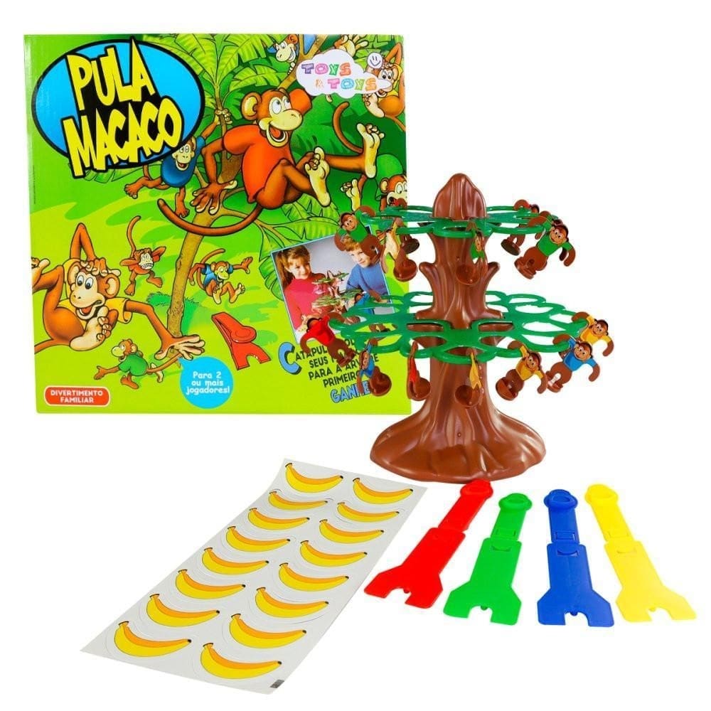 Brinquedo Pula Macaco Aventura E Diversão Infantil