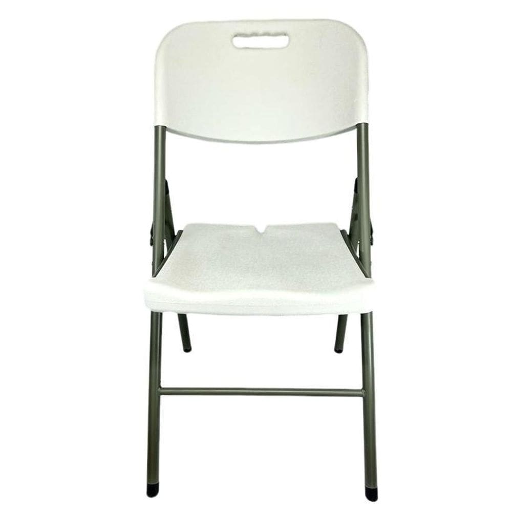 Cadeira Dobrável Para Mesa Maleta Vghome Cor Branca
