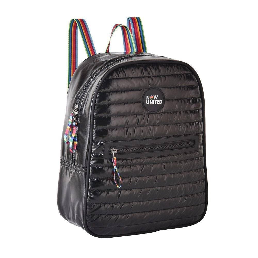 Bolsa de costas now united  preta nu3267pt