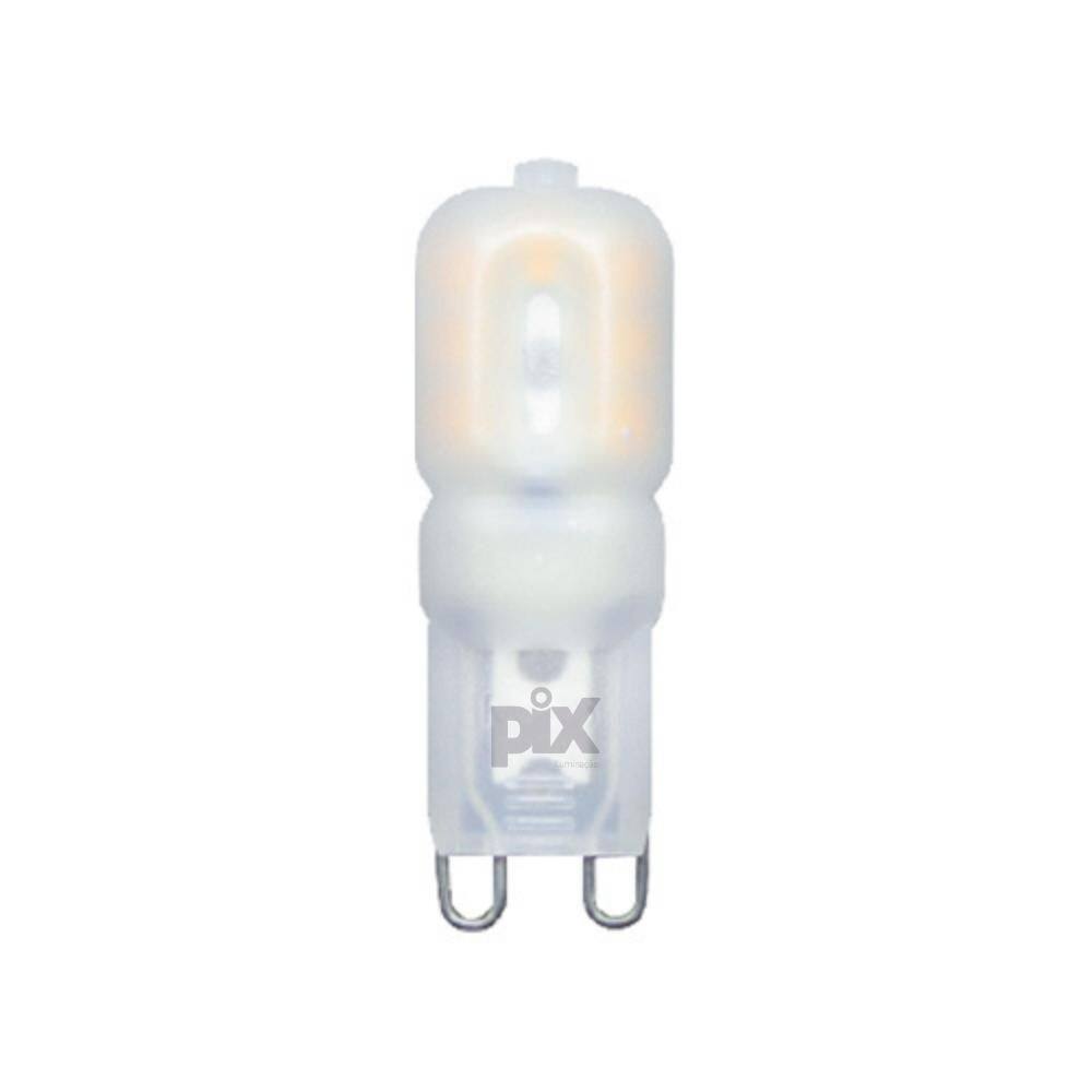 Lâmpada Led Pix G9 2W Leitosa 6500K Luz Fria 110V