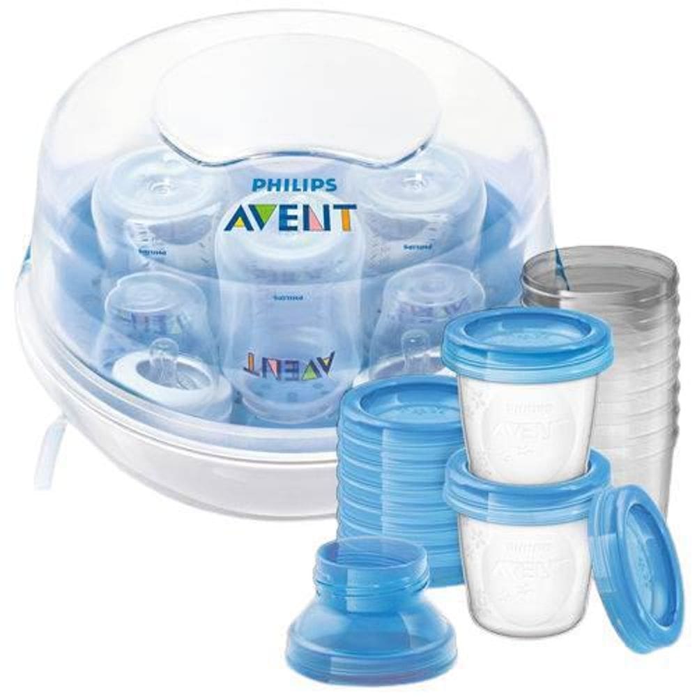 Esterilizador + Kit Copos Para Armazenamento - Avent