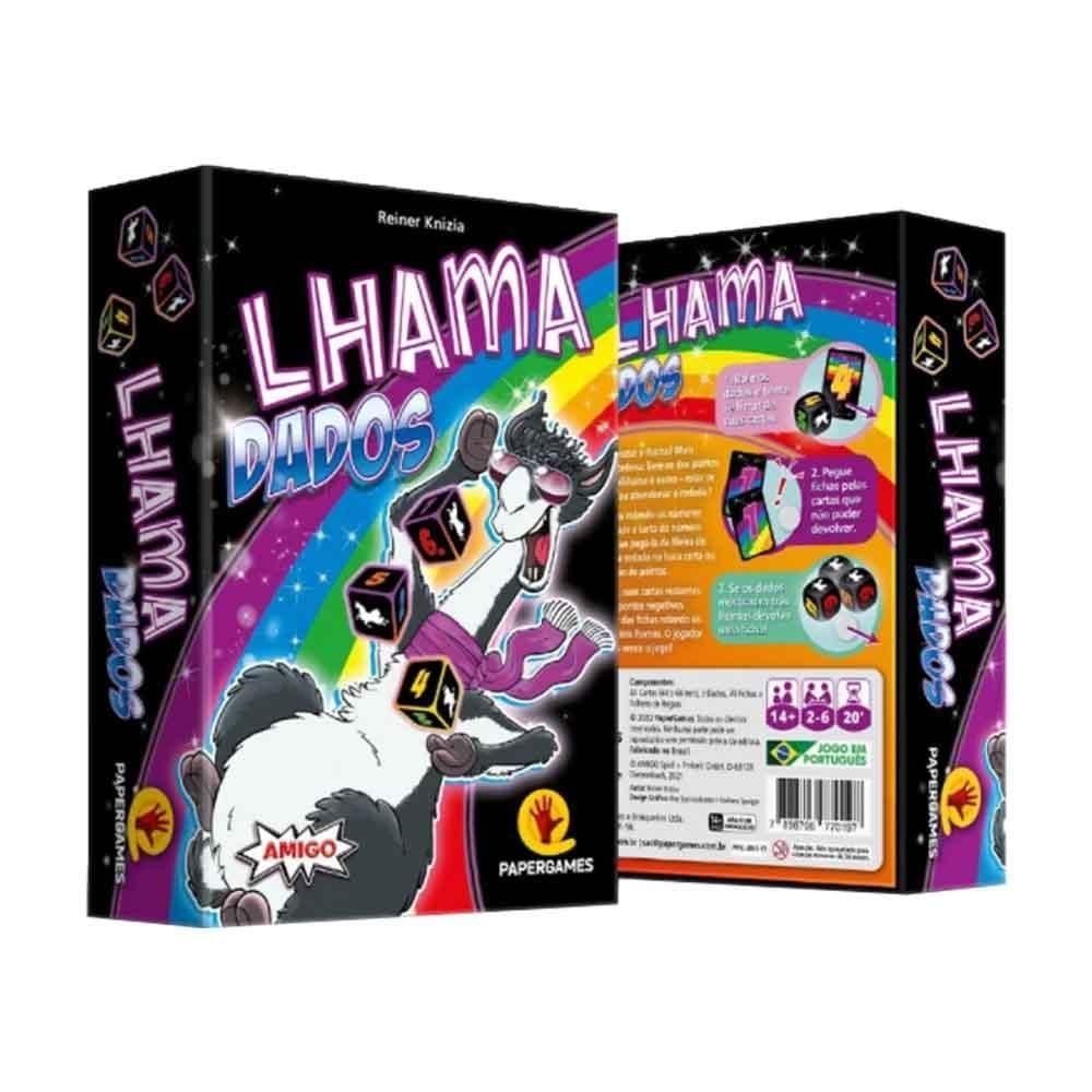 Lhama Dados Jogo De Dados Papergames J061