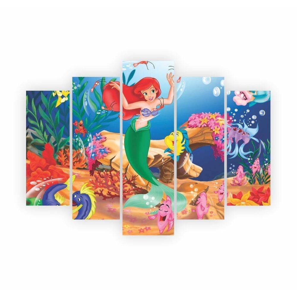 Kit Decoração Festa A Pequena Sereia Ariel Princesa Linguado