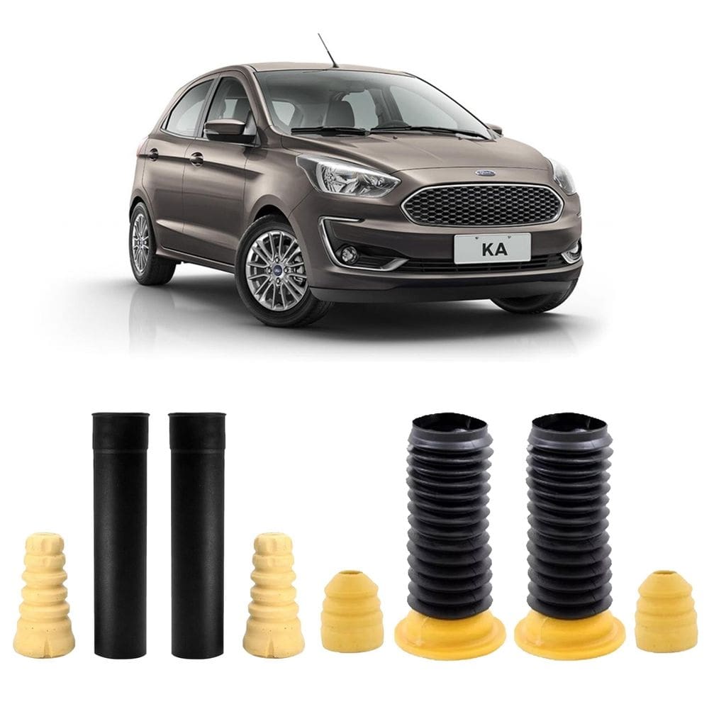 4 kit parcial batente dianteiro traseiro new ka 2018 2019 20