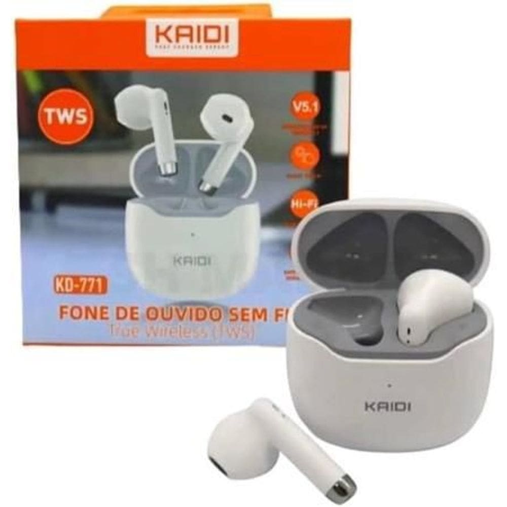 Fone Bluetooth (Sem Fio) Kaidi tws Smart Touch V5.1 Kd-771