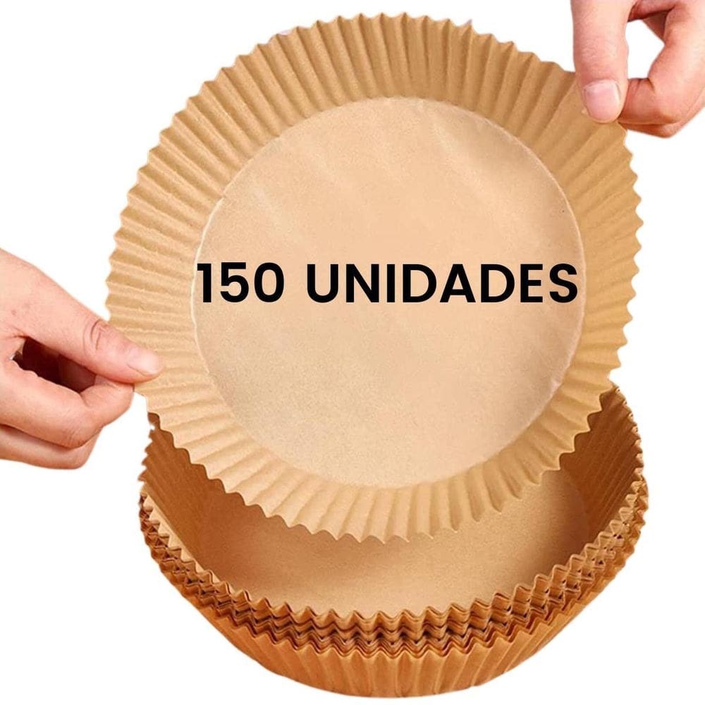 Forro forma papel descartável antiaderente air fryer com 150