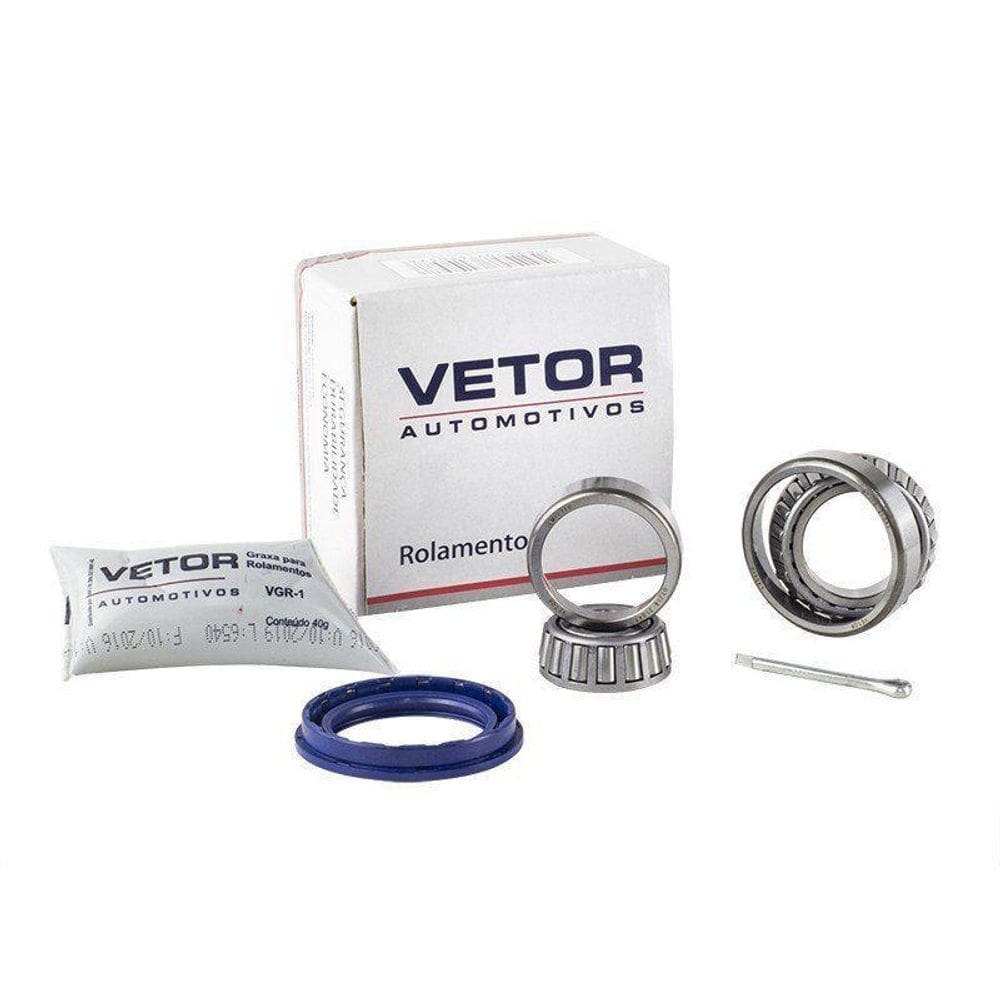 Kit de rolamento dianteiro vw fusca, brasilia 1.3, 1.5, 1.6