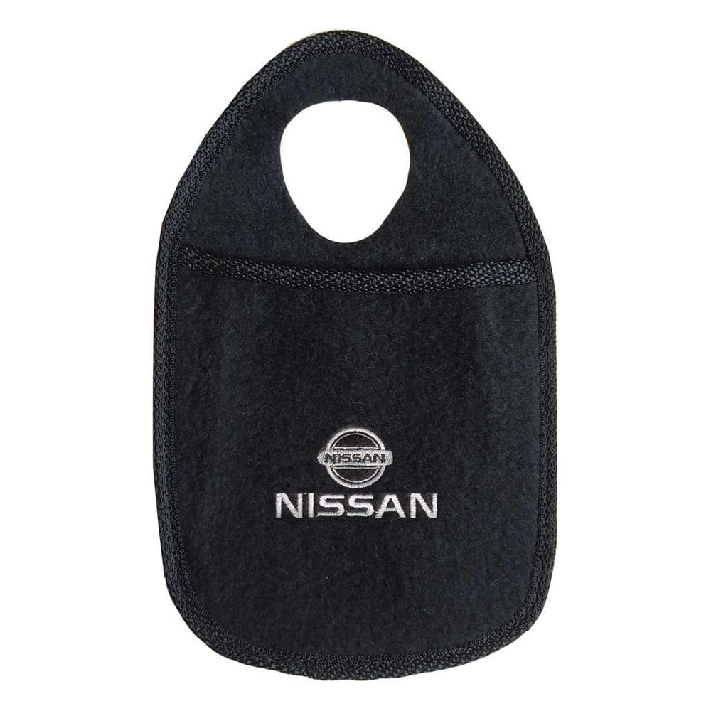 Porta lixo automotivo carpete com logo bordado nissan