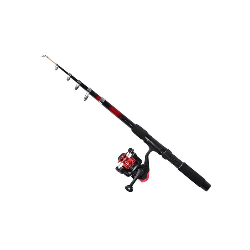 Vara de pesca + carretel + 1 fio de nylon para pesca 2,10 m