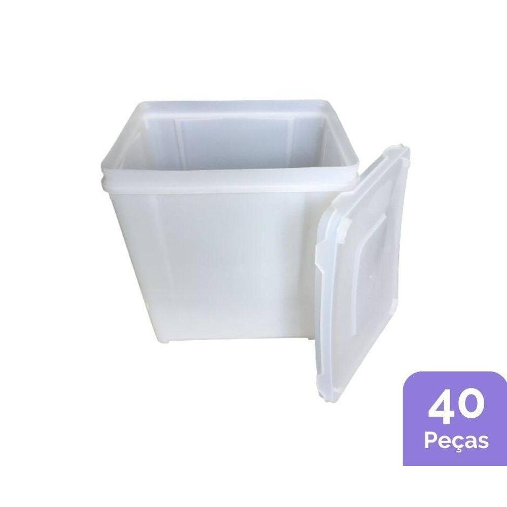 Pote 10 Litro - Kit 40 Peças