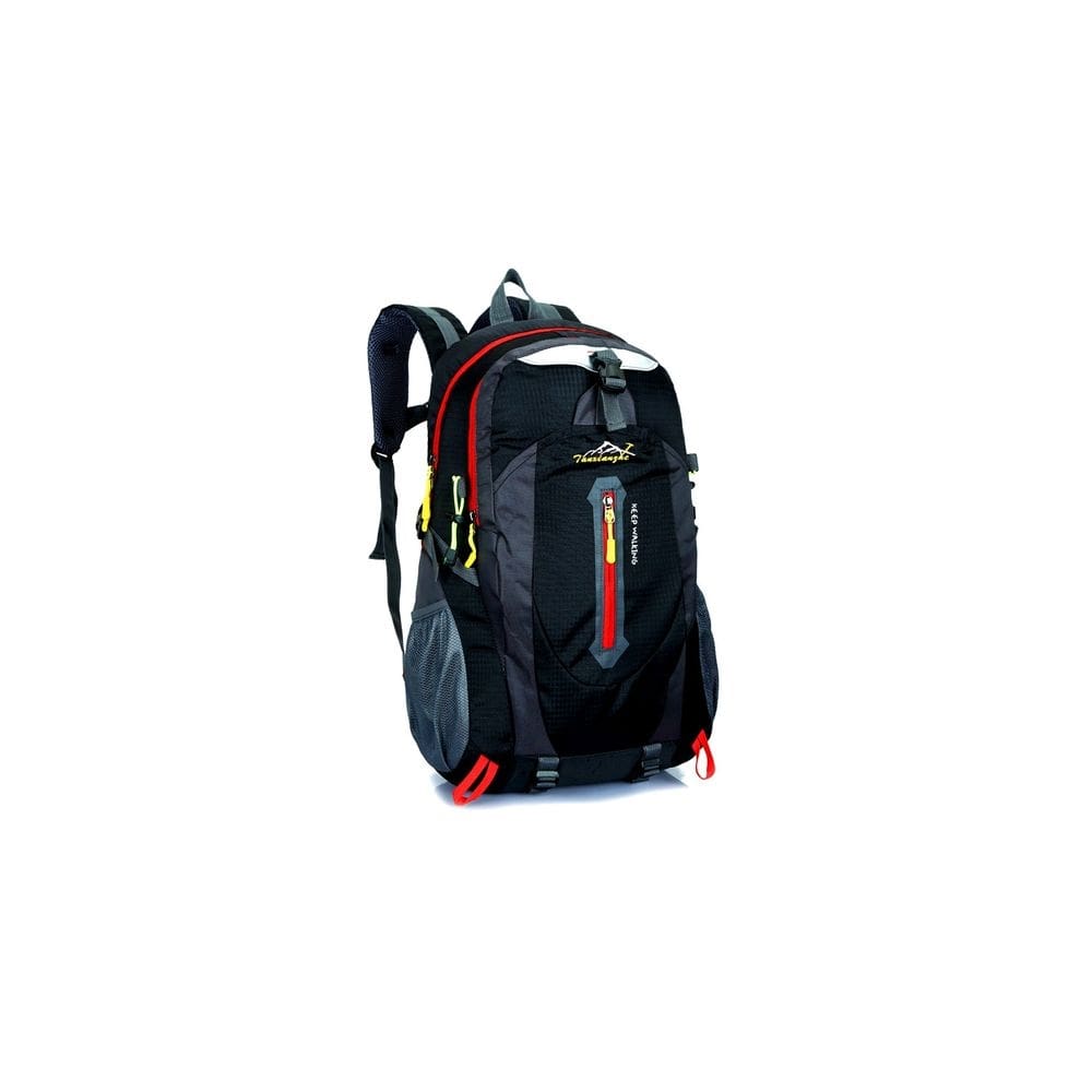 Mochila multifuncional para notebook impermeável ao ar livre preta