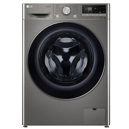 imagem-Lava & Seca 14 Kg LG Smart com Inteligência Artificial AIDDT Inox Look com 13 Programas de Lavagem - CV5014PC4 - 220V