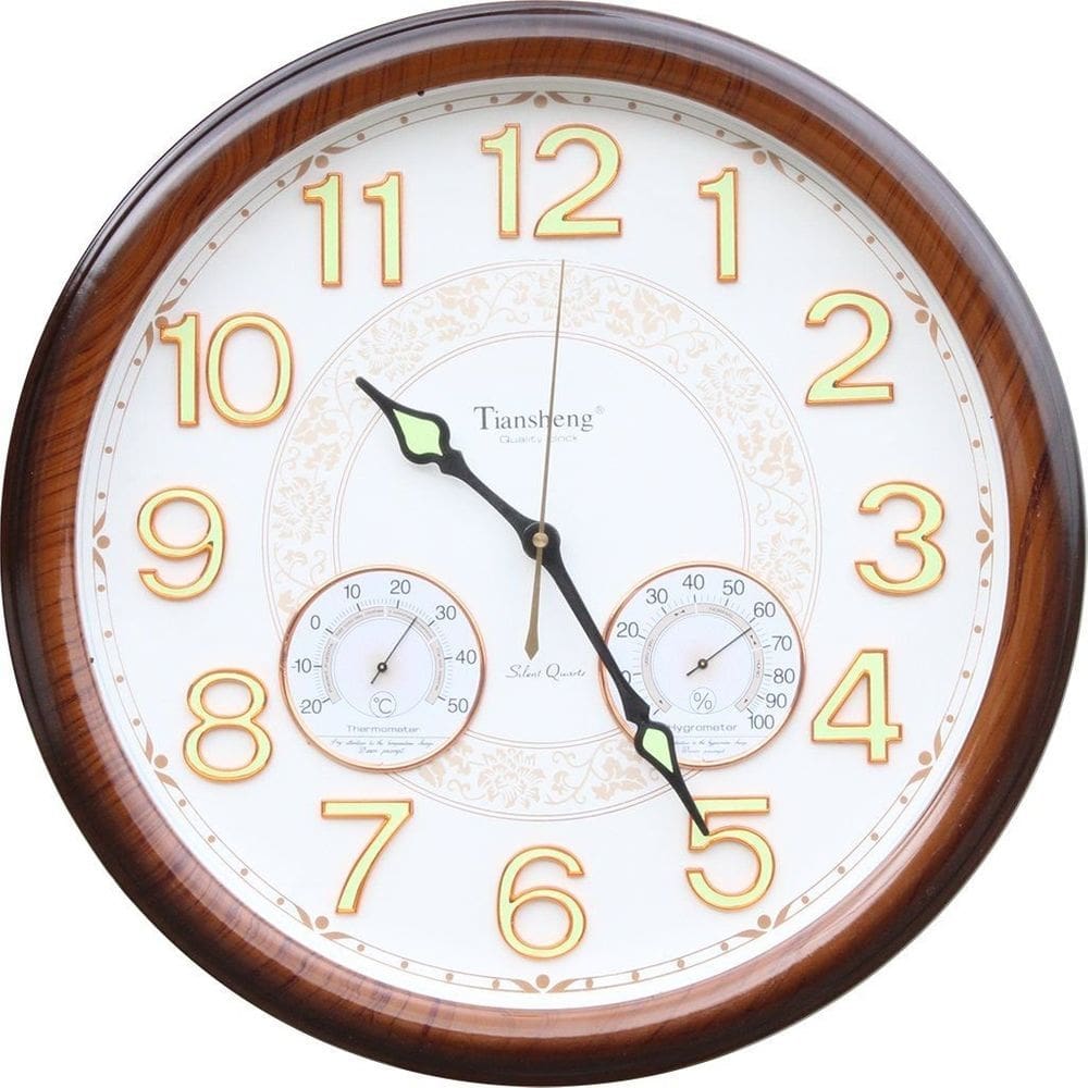 Relógio De Parede Decorativo Tiansheng® 46cm