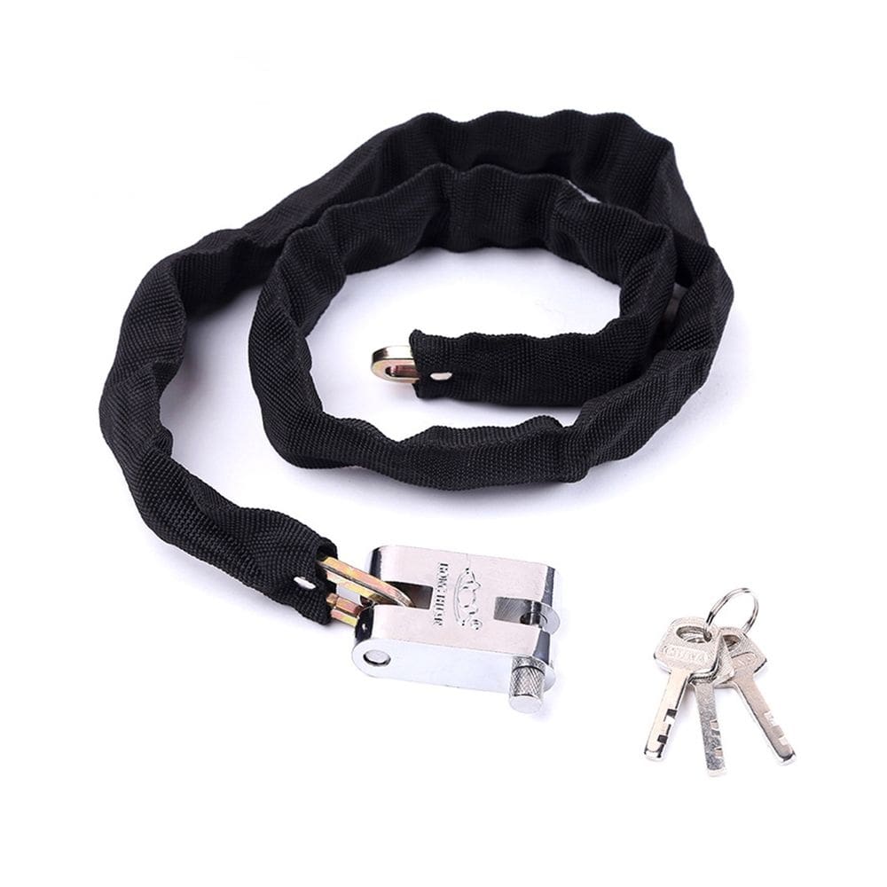 Conjunto de trava de corrente para motocicletas e bicicletas de 100 cm
