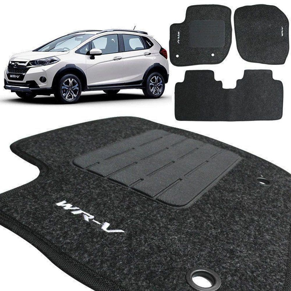 Tapete automotivo honda wrv carpete linha luxo